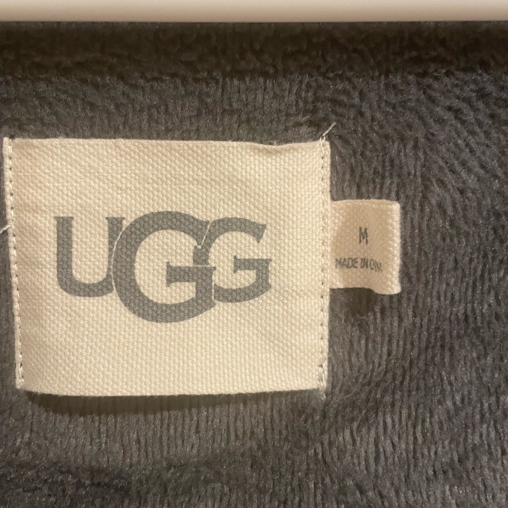 UGG Women’s Duffield Robe, Heather Charcoal, Size Medium, Excellent Condition - Picture 7 of 7
